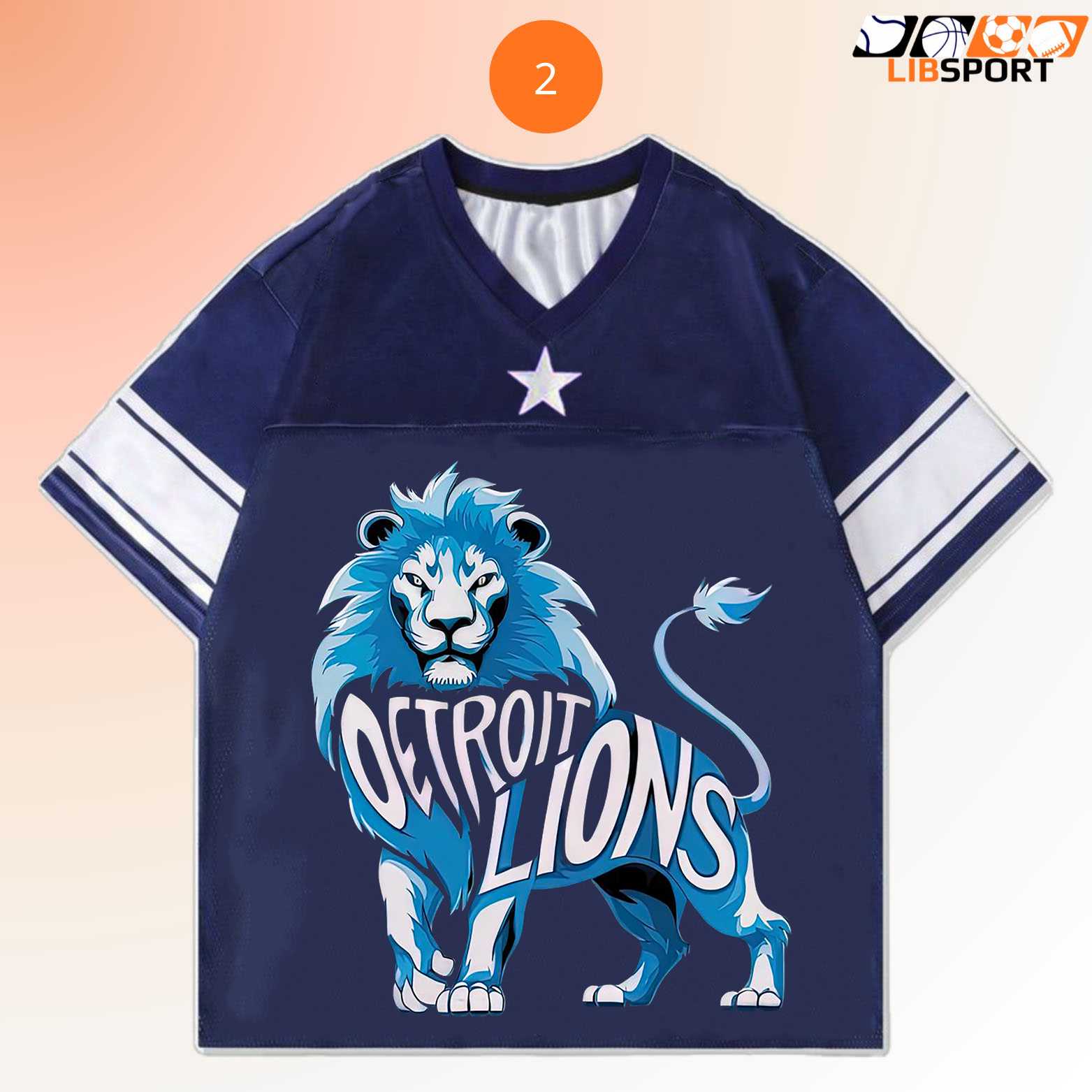 Detroit Lions Jersey, Nfl Streetwear Shirt, Unisex Fan Gift Tee